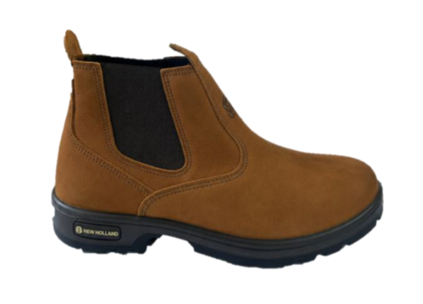 Botina Marrom Couro Solado New Holland- 2233