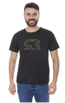 Camiseta Masc Preta XG - ENH4607005XG