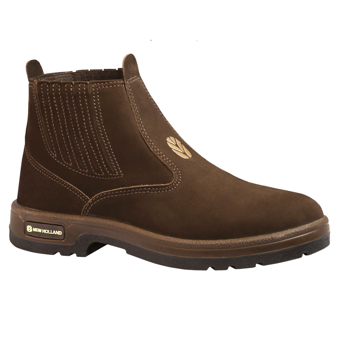 Botina Chocolate Bordada New Holland - 2202