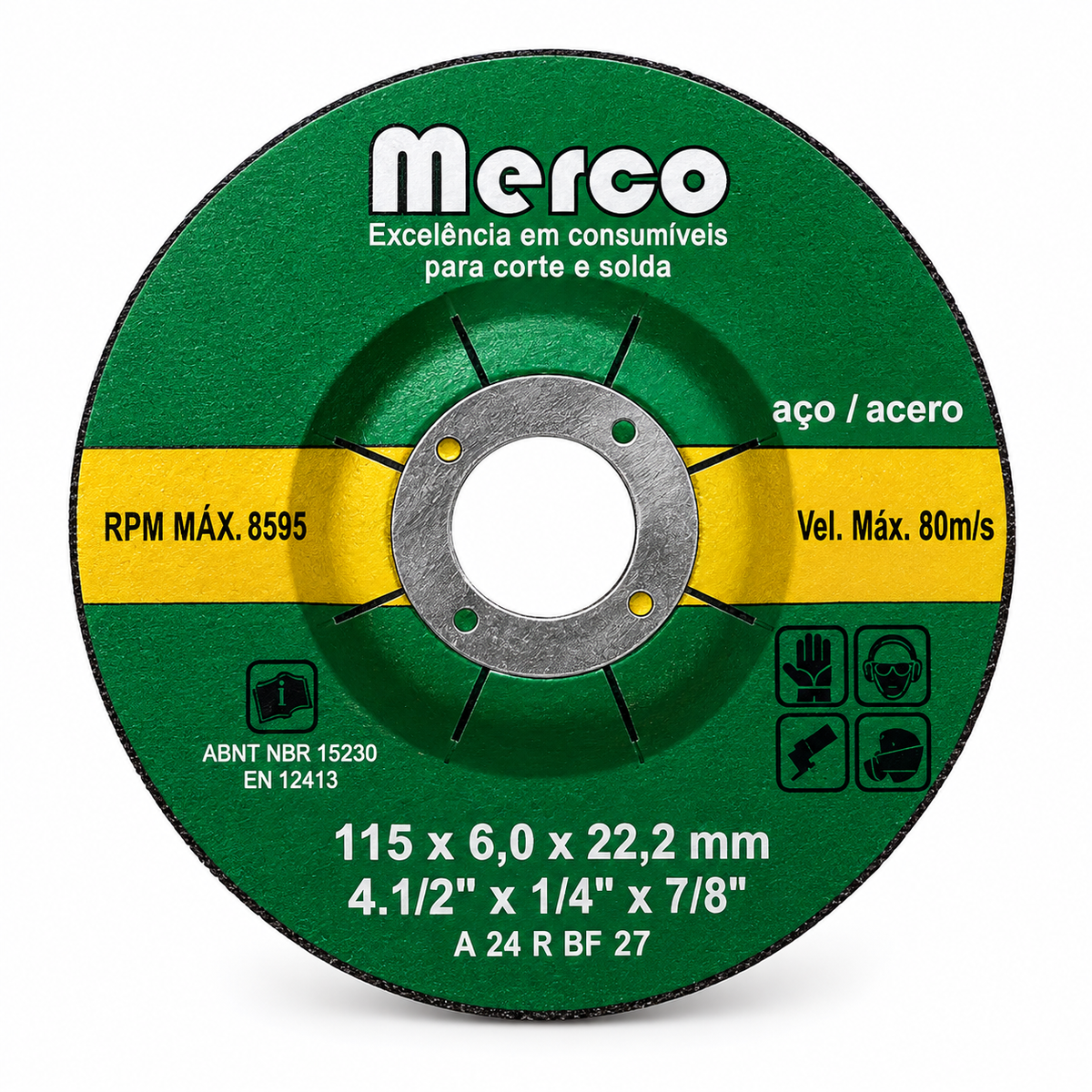 Disco De Desbaste 4 1/2'' (115X6,0X22,2MM) - DISCOD