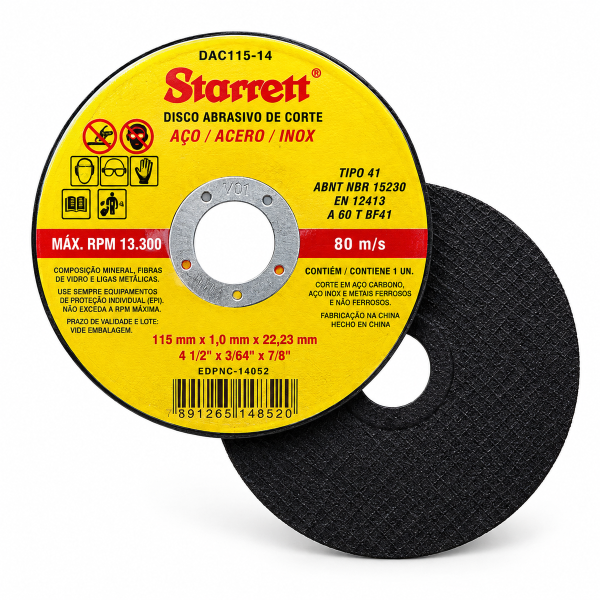 Disco Abras Corte 4.1/2X3/64X7/8 Starrett - DISCOC
