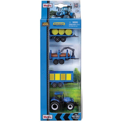 Mini Trator T7 com 3 Reboques New Holland - MINITRATORKIT
